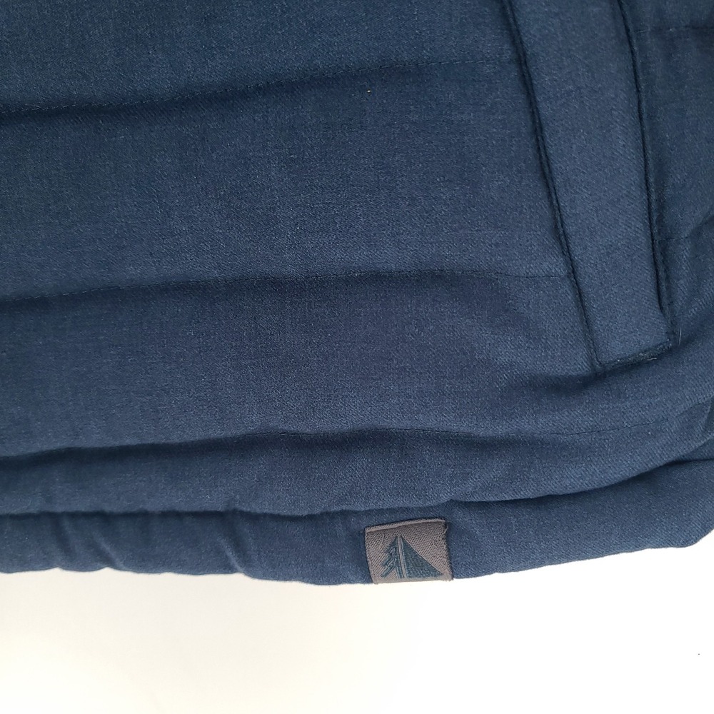 LL Bean Jacket Mens Medium Blue Downtech Full Zip Regular Down Nylon Polyester - Picture 5 of 15